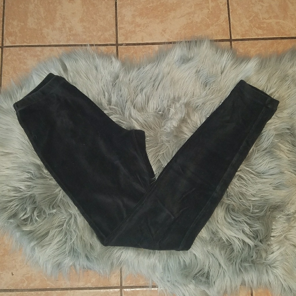 Corduroy leggings.